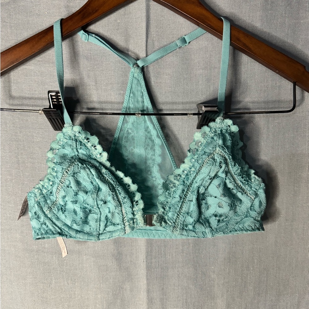 Victoria's Secret Teal Lace Bralette